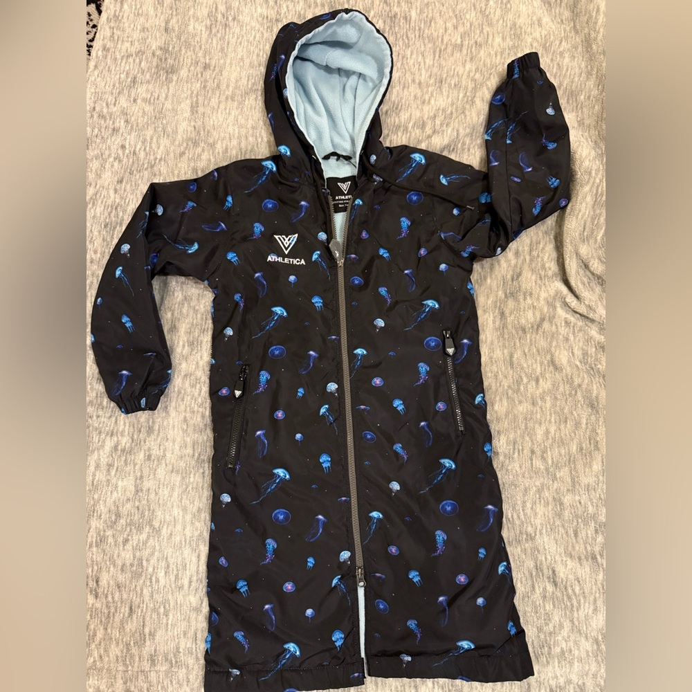 New jelly fish kids swim parka size 5-6